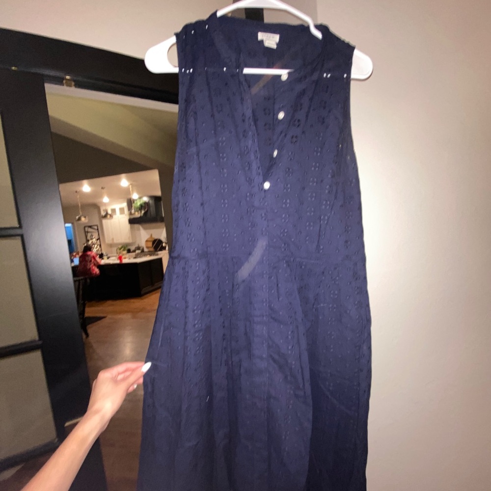 j crew maxi dress key hole pattern!!